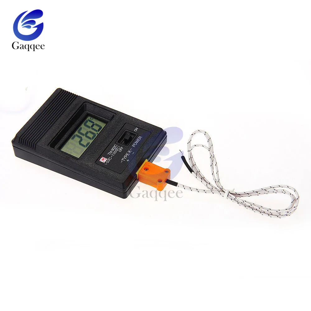TM-902C(-50C до 1300C) измеритель температуры TM902C цифровой датчик типа K+ Датчик термопары