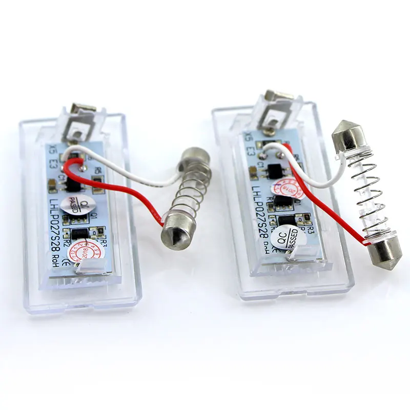 Apmatauto 2 шт. белые светодиодные с CANbus номерной знак светильник лампа 18 SMD 3528 для BMW E53