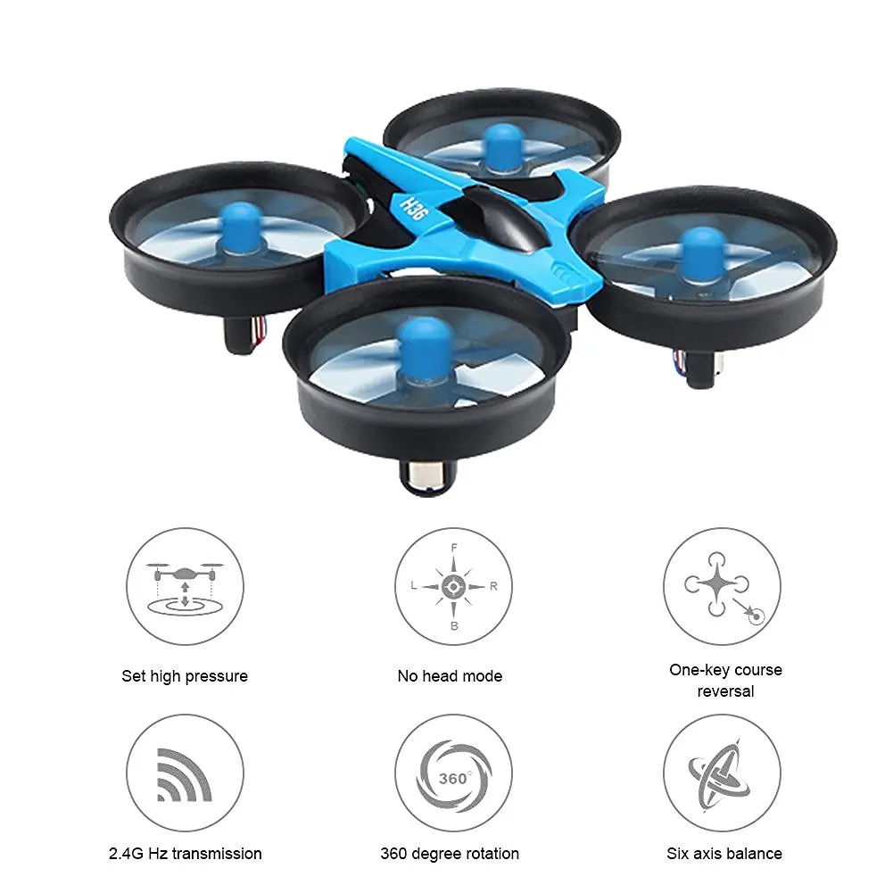 JJRC H36 Mini RC Drone 2.4G 4CH 6 Axis Headless Mode Remote Control Dronr Quadcopter RTF | Игрушки и хобби