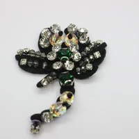 1pc 3d scorpion rhinestone beaded patches for clothing animals parches embroidery applique flowers decorative patch handmade