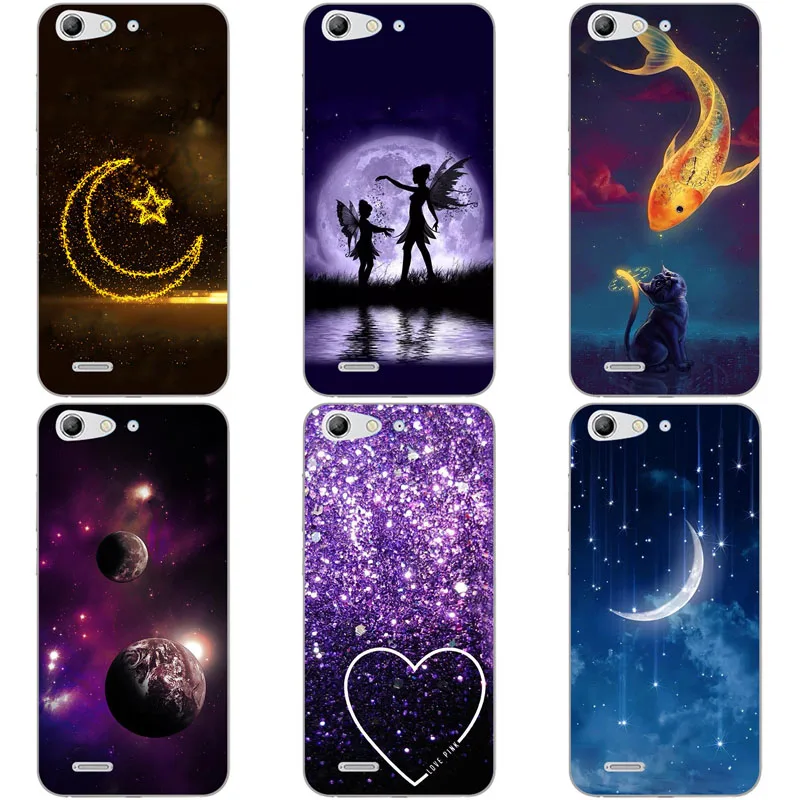 Soft Silicone Case Cover for ZTE Blade V6 TPU flowers cartoon Printed Back Phone V 6 Protector Shells | Мобильные телефоны и