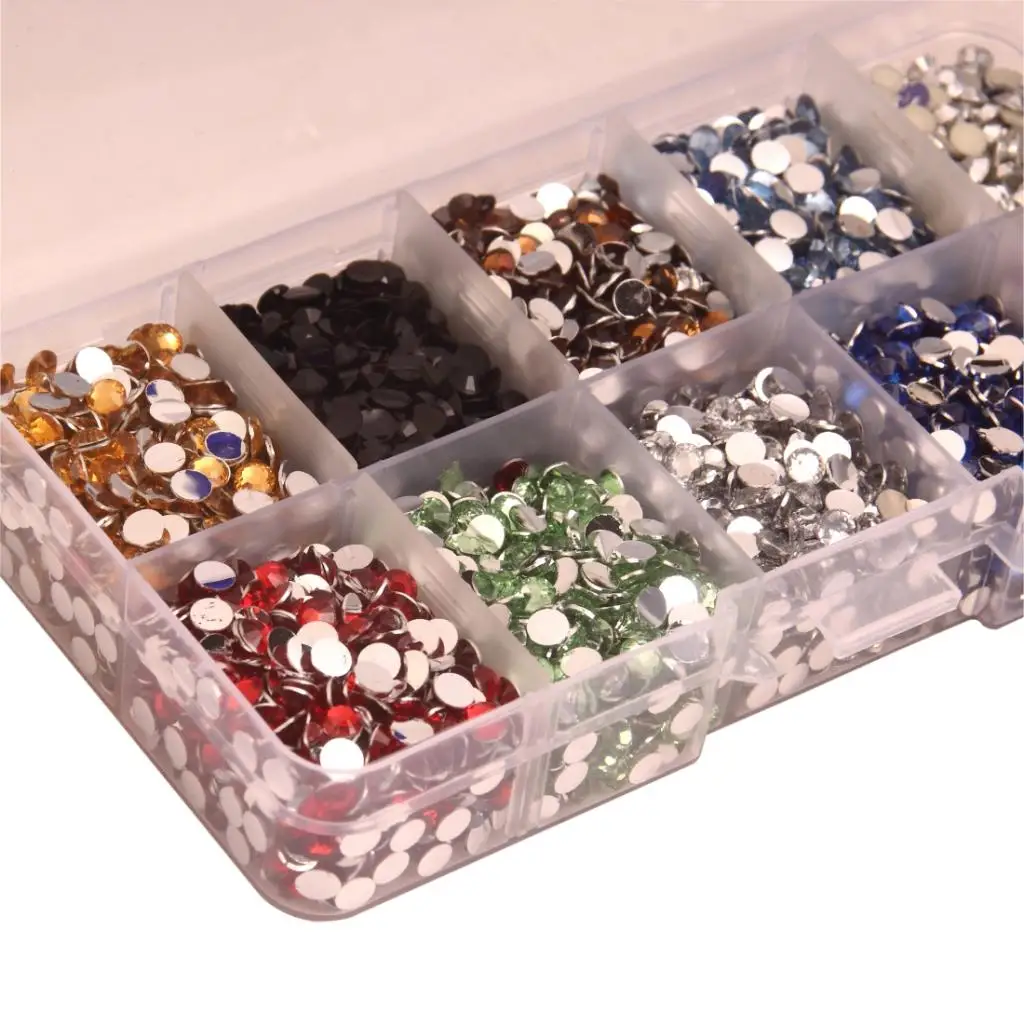 9000 штук стразы из смолы с плоской задней поверхностью 4 мм сделай сам | Дом и сад