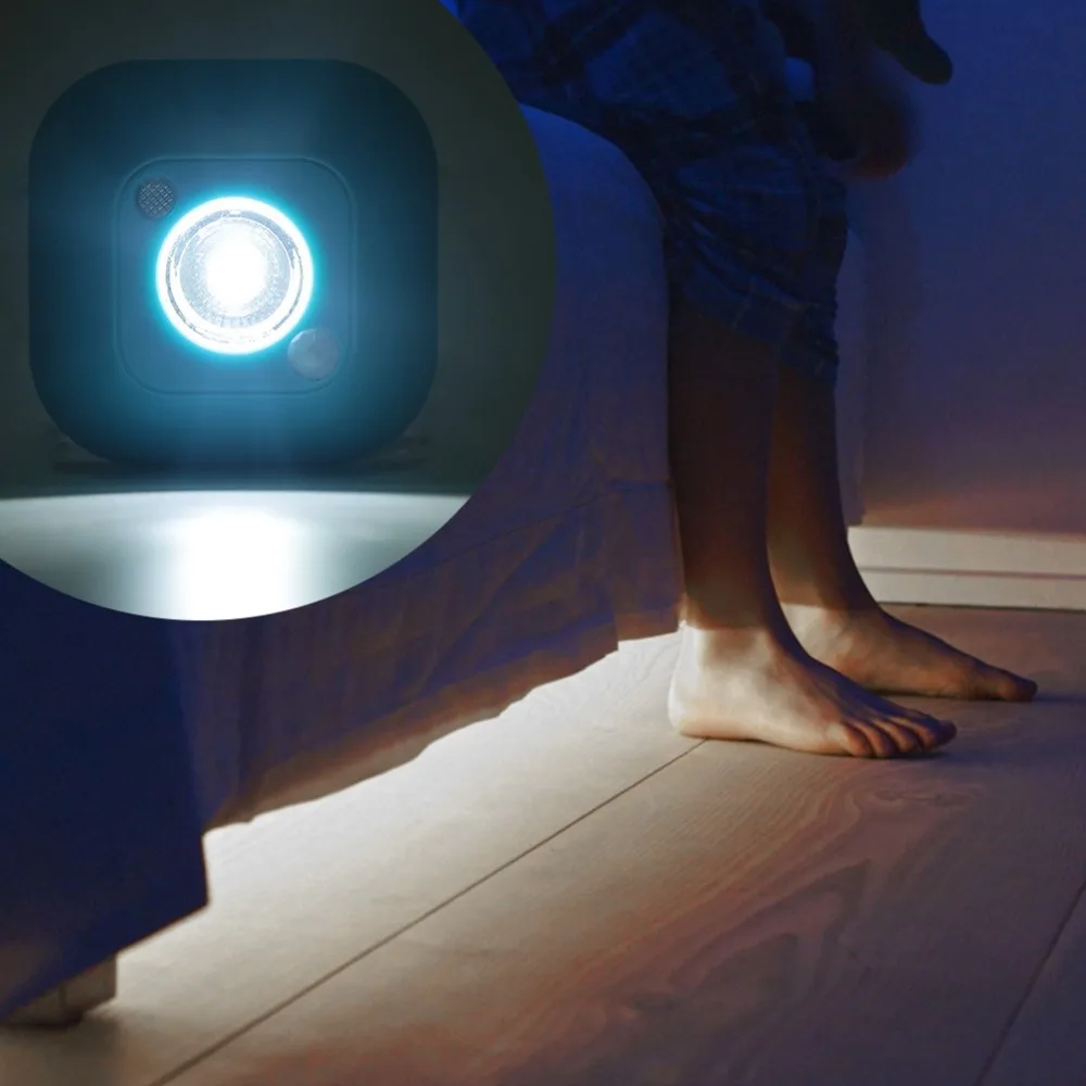 Светодиодный мини беспроводной инфракрасный датчик движения 3 метра PIR ночник на