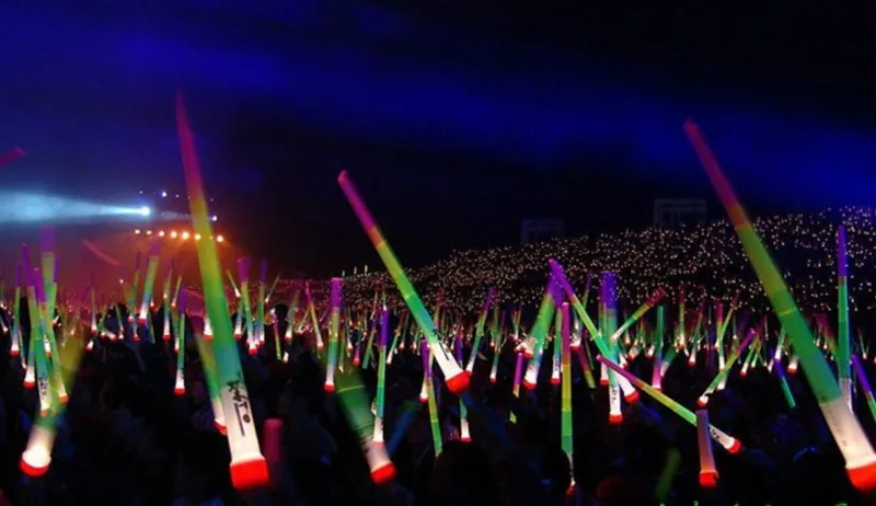 

Новинка, телескопические СВЕТОДИОДНЫЕ светящиеся палочки, светодиодные мигающие палочки, палочка, флуоресцентный меч, концертные игрушки, ...