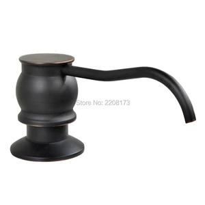 Диспенсер для жидкого мыла, латунный дозатор для кухонной раковины