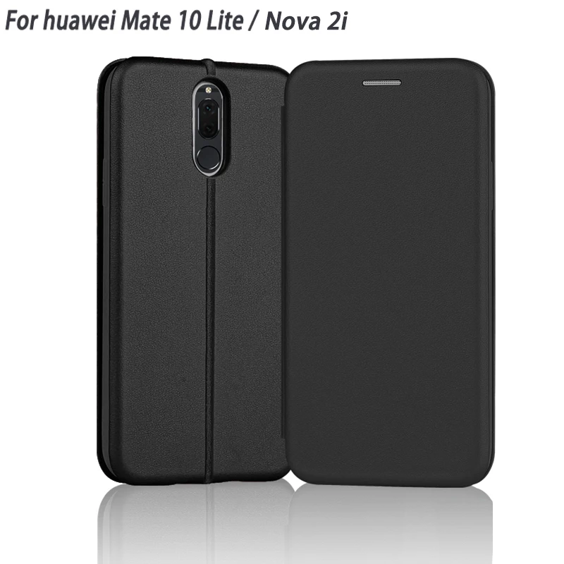 Кожаный чехол YonLinTan для Huawei Mate 10 Lite = Nova 2i 5 9 &quotфлип телефона с откидной крышкой