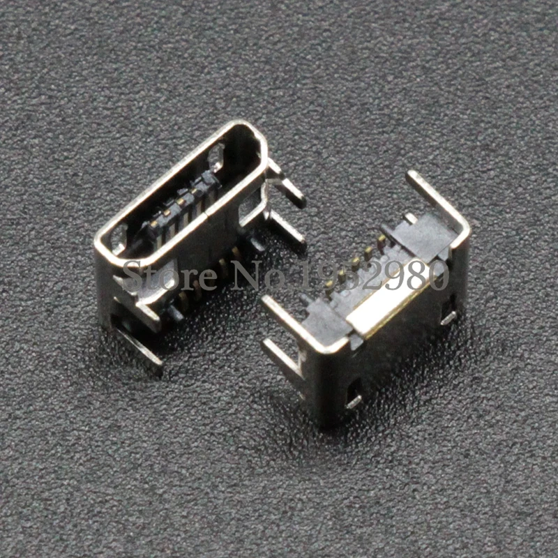 10 шт. разъёмы Micro USB 5 контактов 4 ножки|4 pin connector pcb|4 female connector4 |