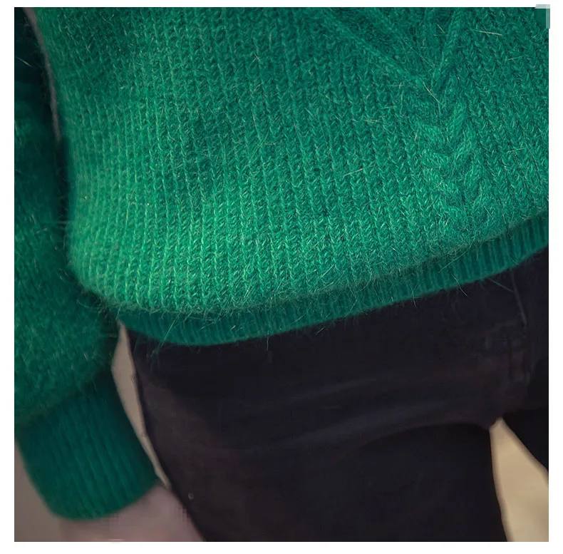 New relaxed autumn/winter 2018 women's sweater spring candy color thickened bottom 5102 | Женская одежда