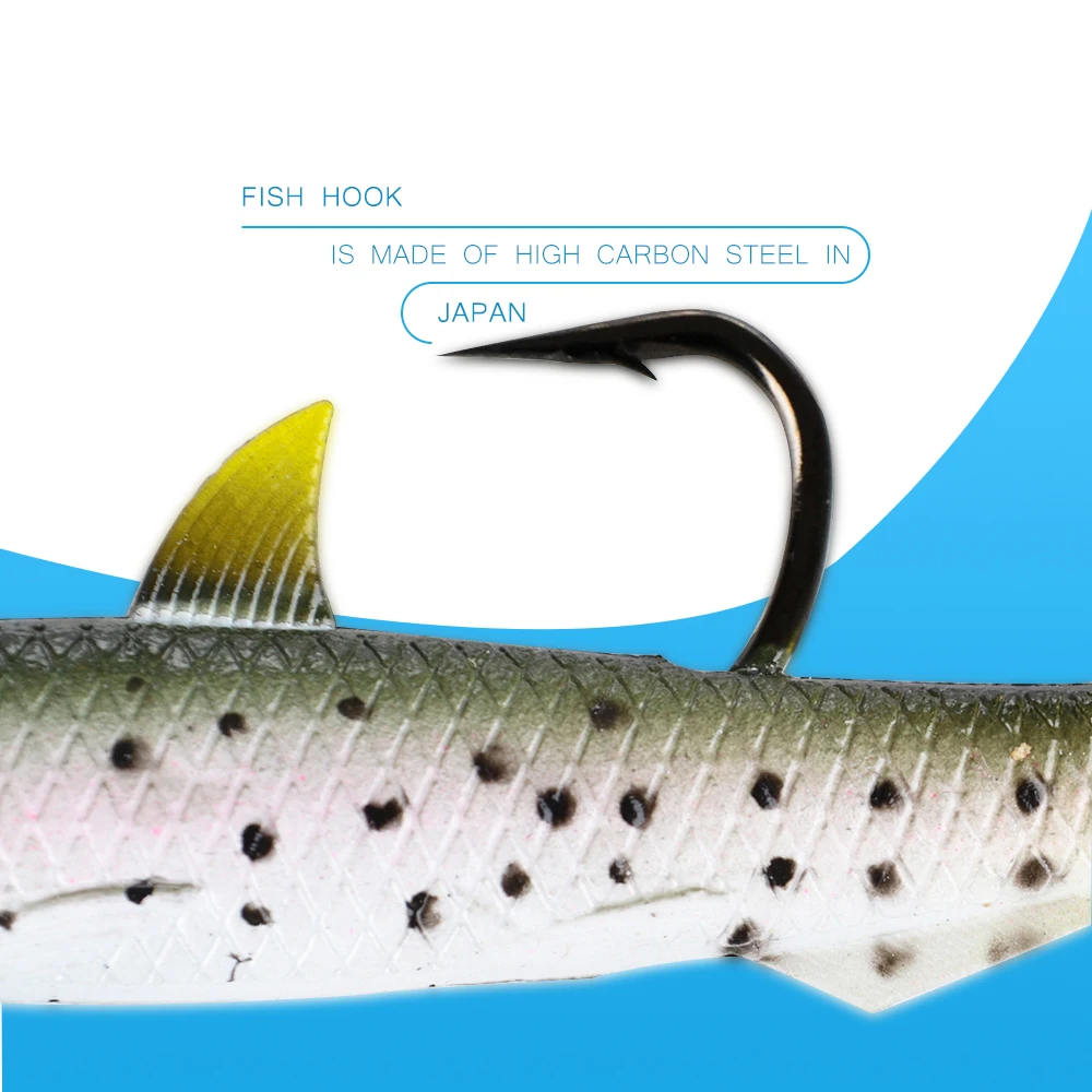 FTK Soft Lure 30g/40g Wobblers Artificial Bait Silicone Fishing Lures Sea Bass Carp Fish Jig | Спорт и развлечения