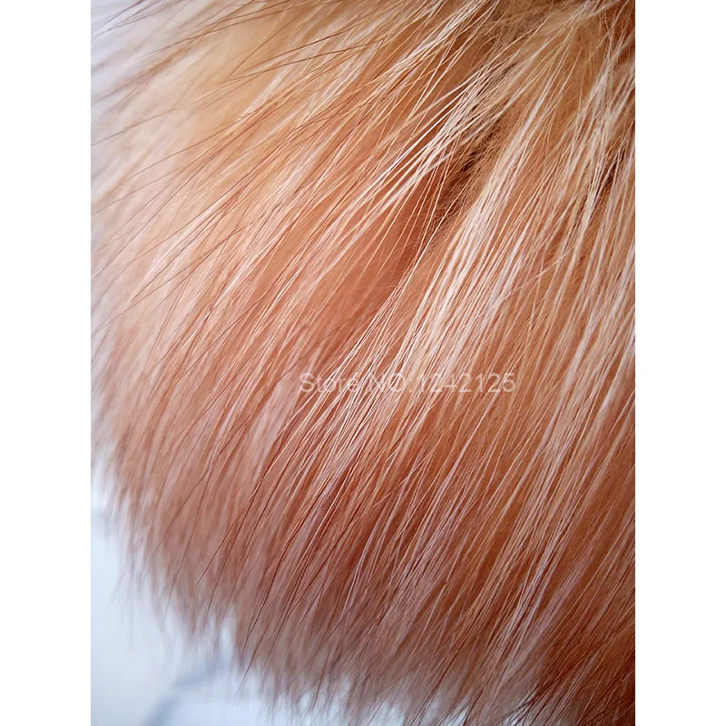 Новые осенне-зимние шапки из красного меха лисы для родителей и детей теплая