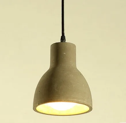 Nordic Loft Cement Droplight LED Vintage Pendant Light Fixtures Industrial Hanging Lamp For Indoor Lighting Lustres De Sala | Лампы и