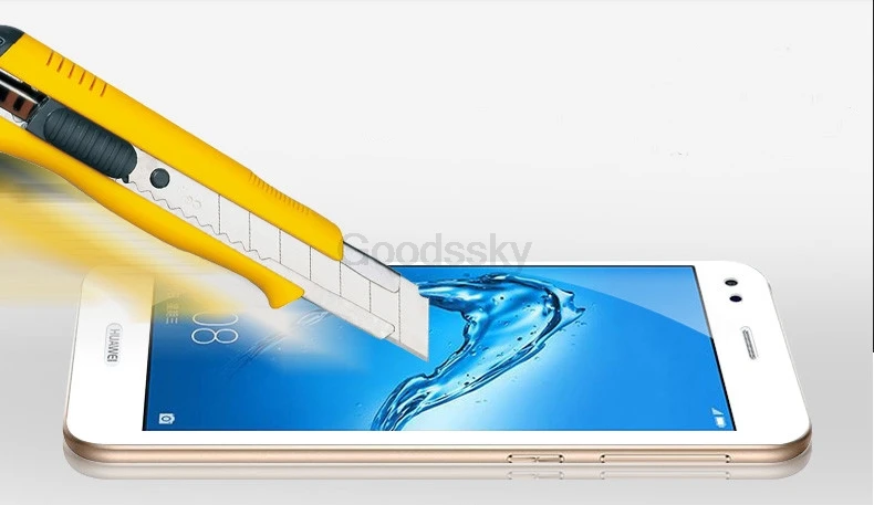 Полноэкранное защитное закаленное стекло для Huawei Y6 Pro 2017 полное покрытие