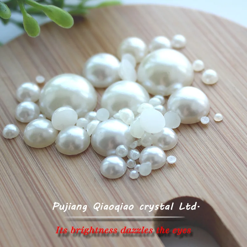 Полукруглые бусины из АБС пластика для поделок 100 5000 штук 2 мм 14 мм|accessories accessories|resin