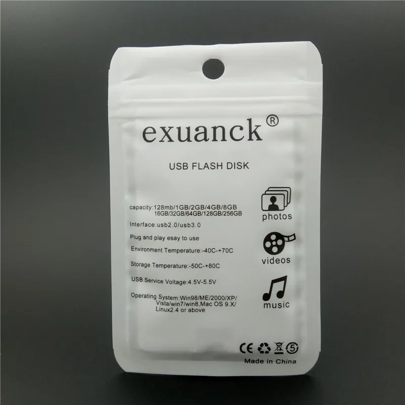 Exuanck изготовленным на заказ логосом считать банковскую карту флеш-накопитель