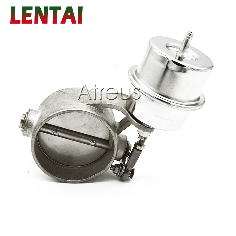 Stainless Steel 2 2.5 3 inch 51mm 63mm 76mm Pipe Car Exhaust Control Valve Set Boost Actuator CLOSED Style Pressure About 1 BAR |