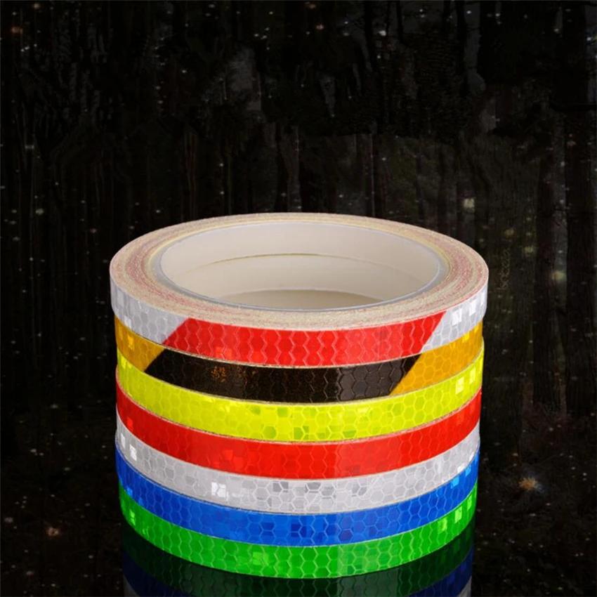 Цветная велосипедная наклейка для горного велосипеда отражающая ФЛУОРЕСЦЕНТНОЕ