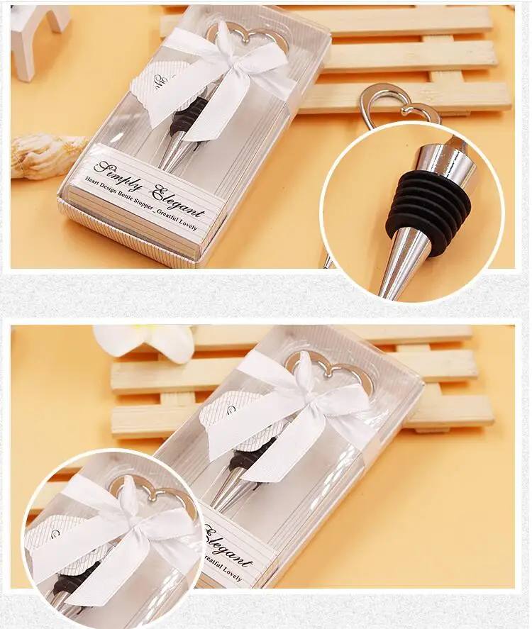 

Wine Stoppers Wine Bottle Stopper Wedding Home Bar Wine Collection Red Wine Champagne Bottle Stopper Bar Tools Love Heart Shape