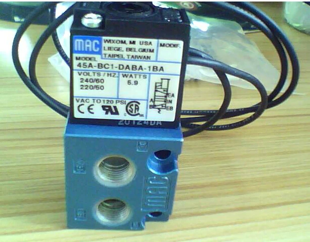 Новый и оригинальный американский электромагнитный клапан 45A-BC1-DABA-1BA AC220V |