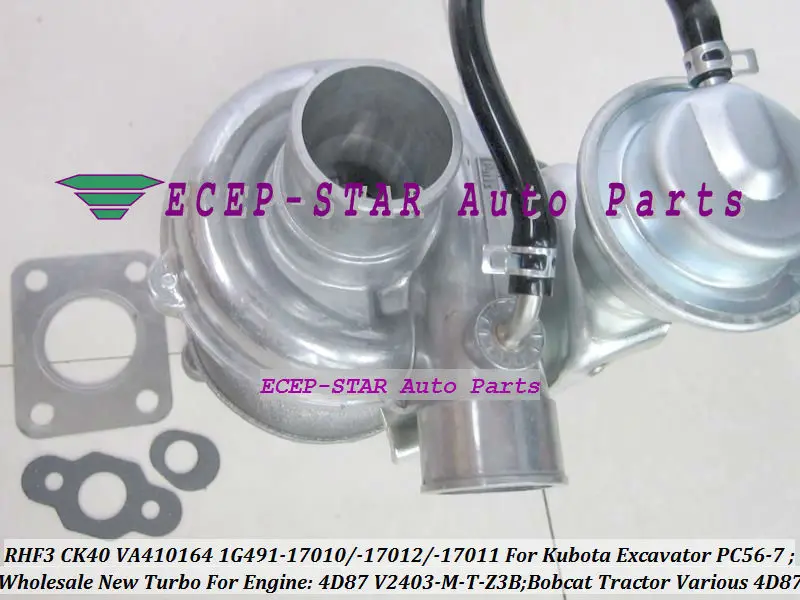 Бесплатная доставка RHF3 CK40 1G491 17011 17012 17010 турбо для экскаватора Kubota PC56 7 трактора