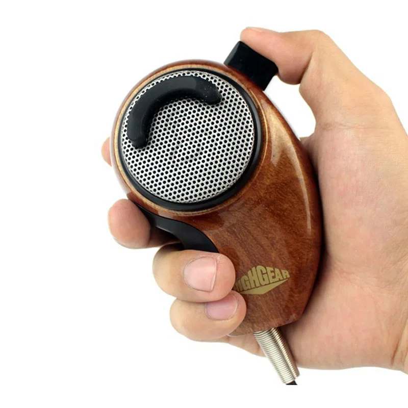 

10pcs New 4 Pin Woodgrain Noise Canceling Microphone HG-M84W for Cobra Radio Walkie Talkie