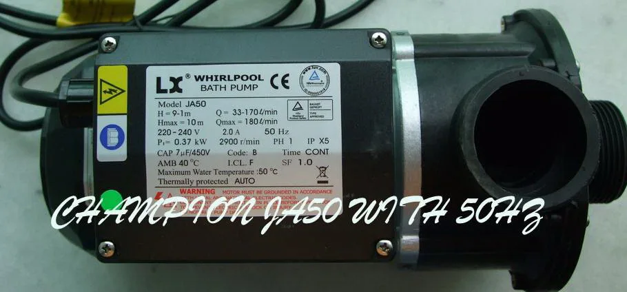 Китайский Спа циркуляционный насос LX JA 50 370 Вт 220 л. С. Фильтрующий 240-В Гц для