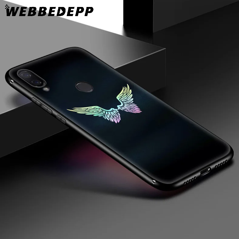 Мягкий чехол WEBBEDEPP Angel Wings для Xiaomi Redmi K20 7A 4A 4X 5 5A 6 6A S2 Note 8 4 7 Pro Plus Prime |