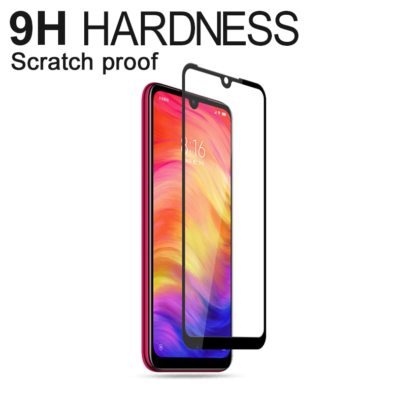 Закаленное стекло 2 шт./лот для xiaomi redmi note 7 с полным покрытием 6 6a pro 6pro пленка
