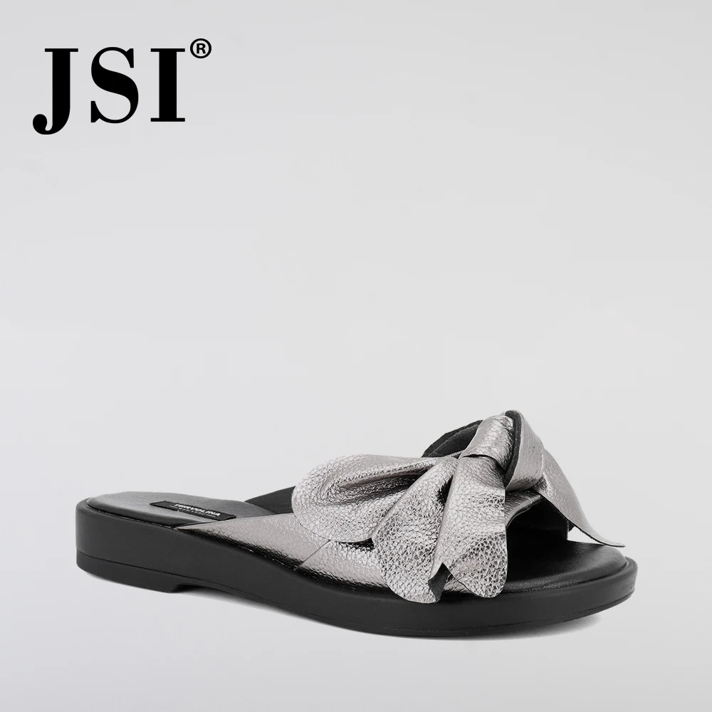 JSI/Новые летние женские тапочки Ручная работа Натуральная кожа Модная женская