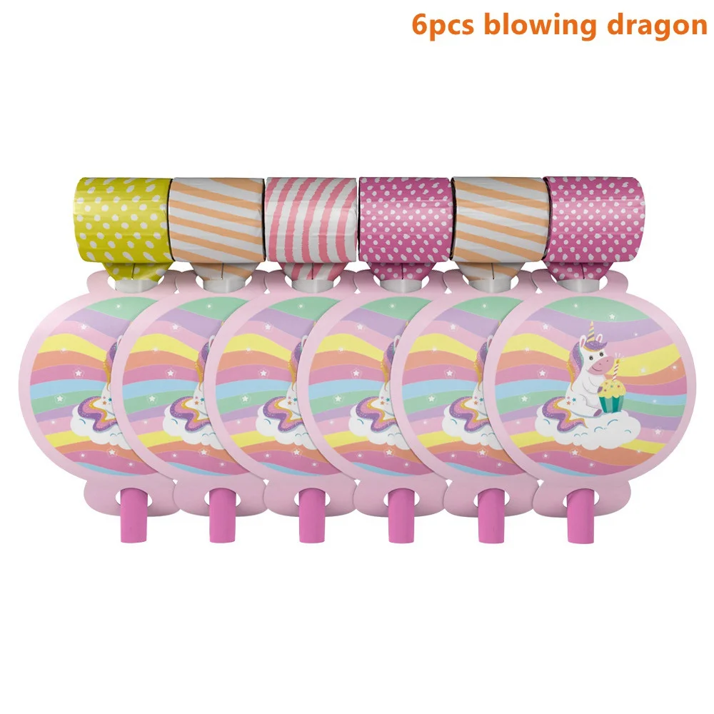 Rainbow Style 7 Taoup розовый день рождения Единорог рога шапки Единорог набор посуды салфетки торт Топпер баннеры Единорог вечерние украшения Babyshower девушка - Цвет: Rainbow Style 7