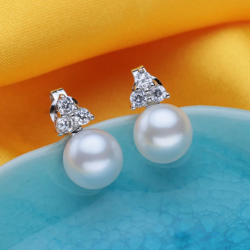 FENASY ювелирные изделия из пресноводного жемчуга черно белые Ювелирные наборы для