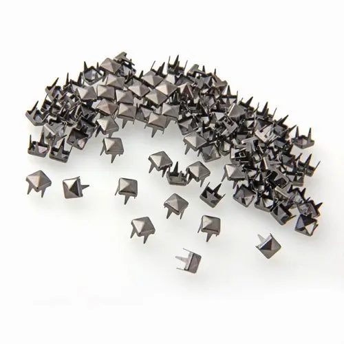 100 шт. металлические ручки заклепки для кожи шпильки и шипы украшения одежды|pyramid