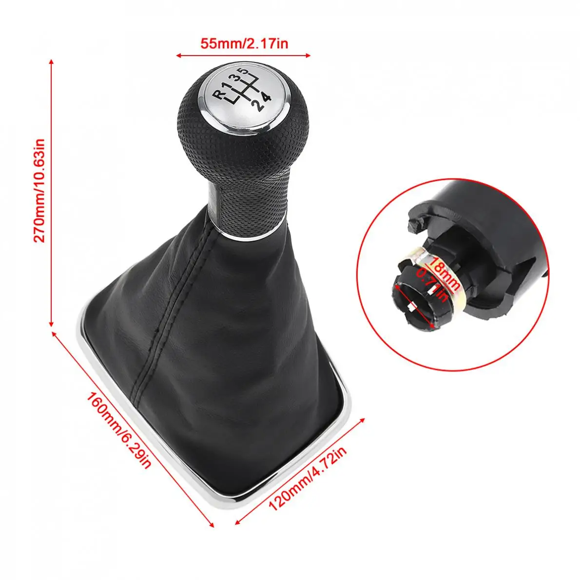 5 скоростей ручной рычаг переключения передач С Пылезащитным покрытием для Volkswagen