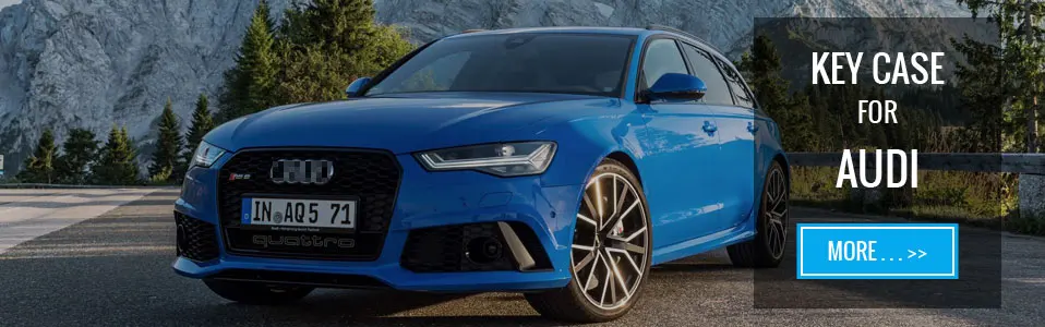 Кожаный чехол для ключей автомобиля для Audi A3 A4 A6 A8 светодиодная подсветка для автомобиля Cabriolet Quattro 3 кнопки Складной Дистанционный чехол для ключа крышка сумка для ключей