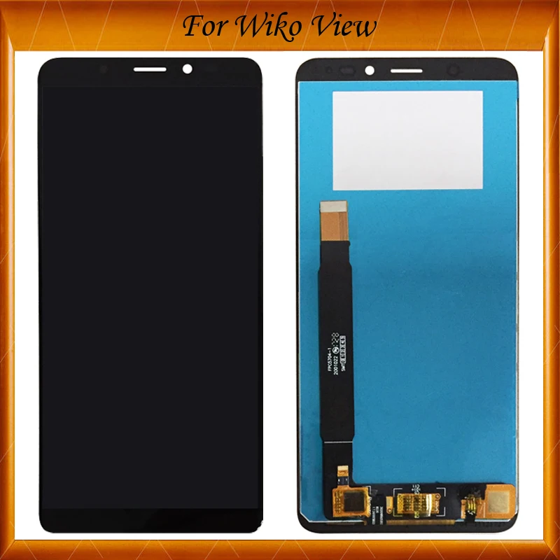 100% Tested OK For wiko view LCD Display and Touch Screen Assembly Repair Part 5.7 inch Mobile Phone Accessories IN Stock | Мобильные