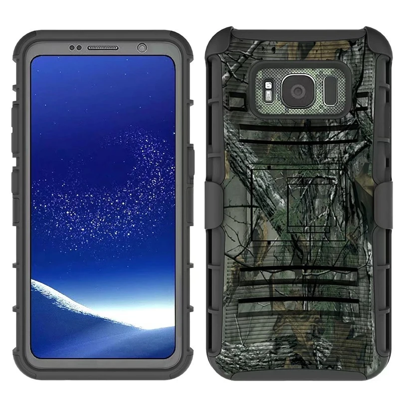 For Samsung Galaxy S8 Active / G892A Case Heavy Duty Armor Shockproof Hybrid Hard Soft Silicone Rugged Rubber Phone Cover |