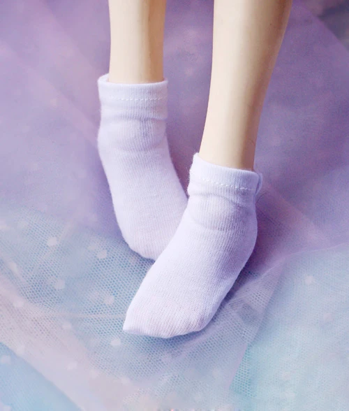 

BJD doll socks for 1/3 1/4 1/6 BJD doll Uncle doll size white short socks doll accessories
