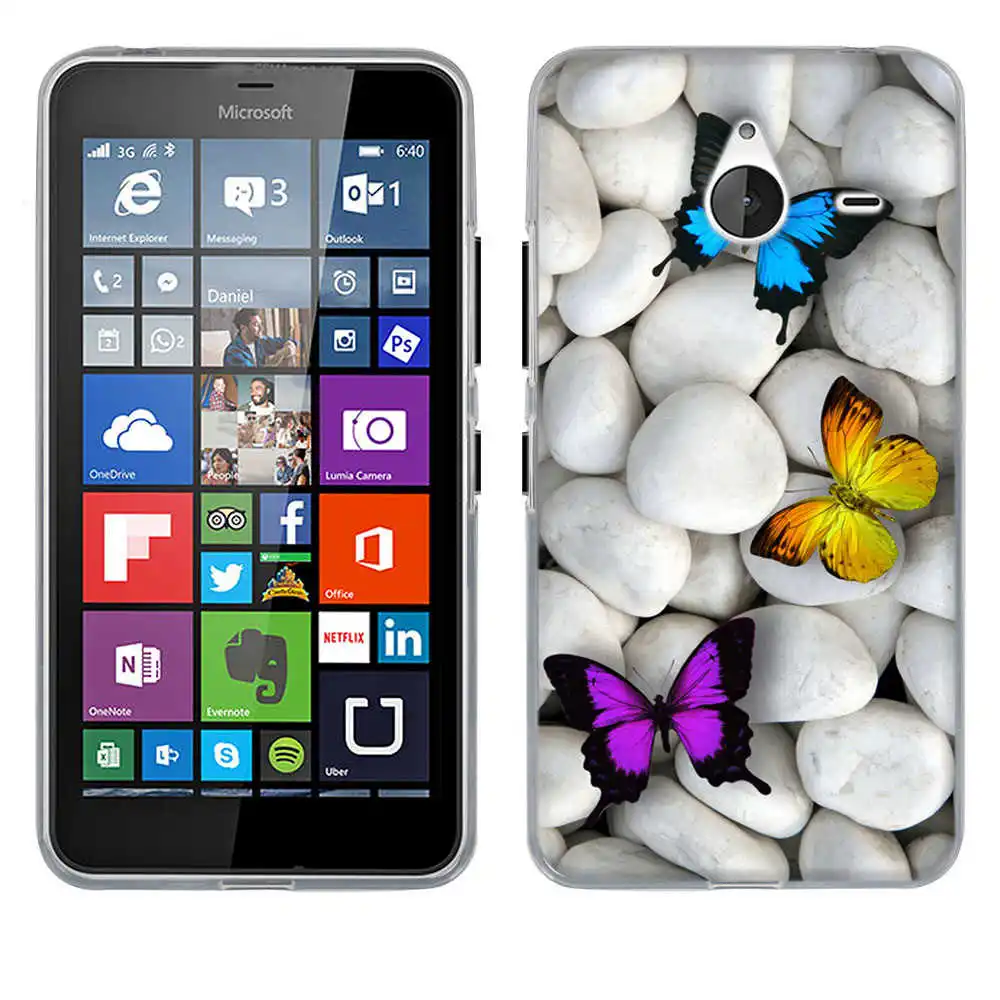 Новинка Модный мягкий чехол накладка из ТПУ с рисунком для Nokia 640XL Microsoft Lumia
