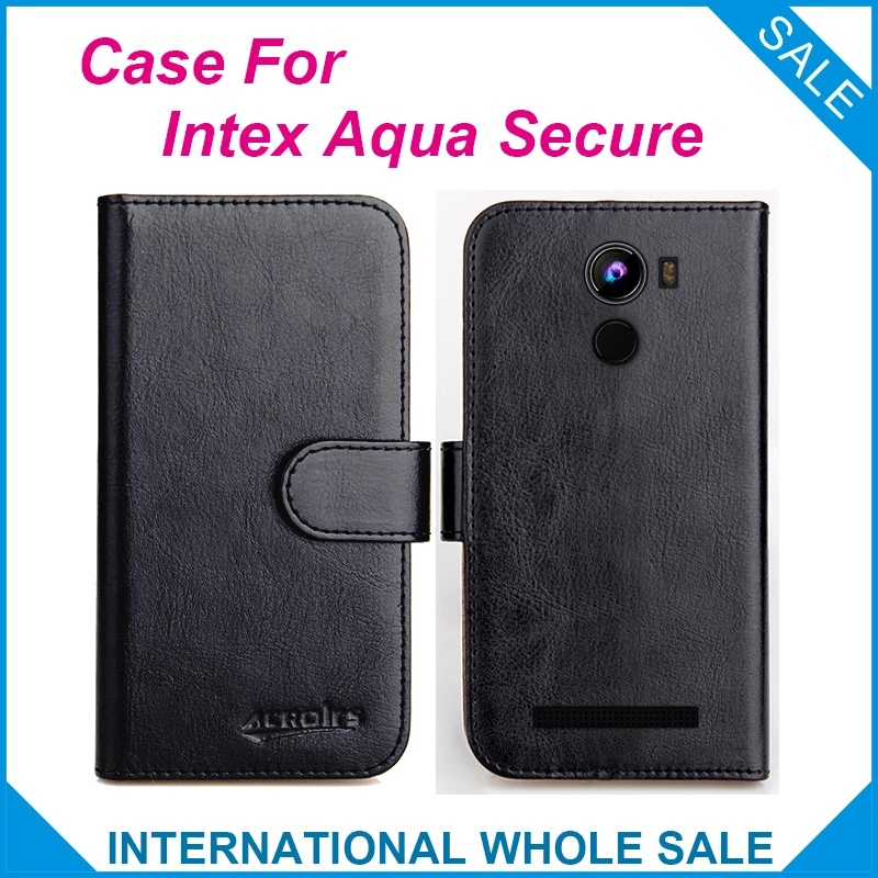 6 цветов Лидер продаж! 2016 Aqua Secure чехол высококачественный кожаный эксклюзивный