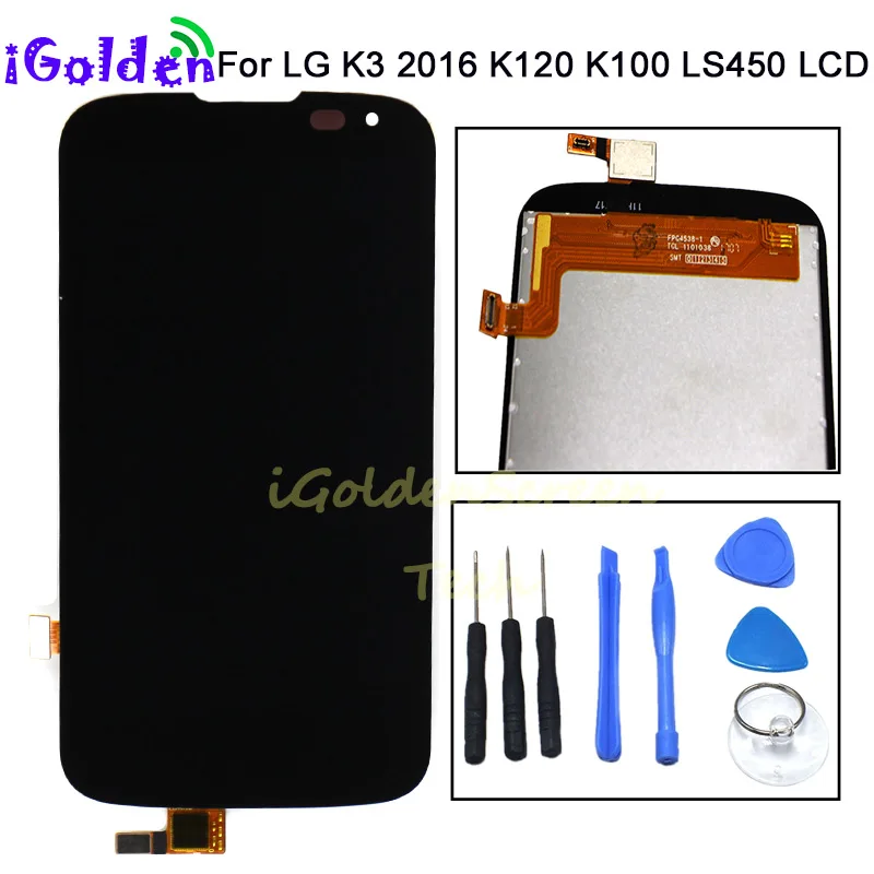 ЖК-дисплей 4 5 дюйма для LG K3 2016 K120 K100 LS450 панель сенсорного экрана с дигитайзером