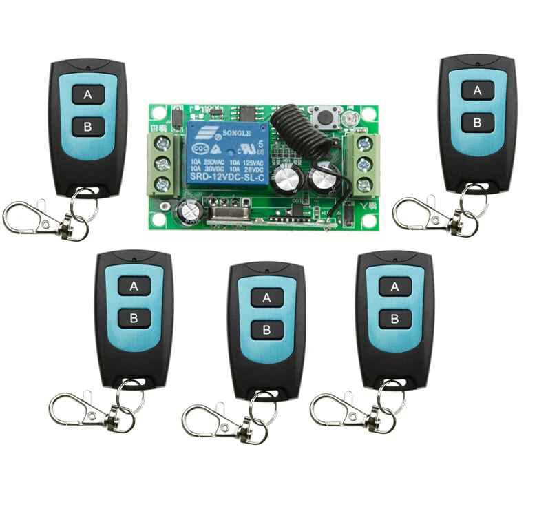 DC 12 V RF беспроводной пульт дистанционного управления Переключатель 1 channal