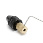 1 комплект 3,17 мм вал электродвигателя мини патрон Крепление зажим 0,3 мм-3,5 мм сверло