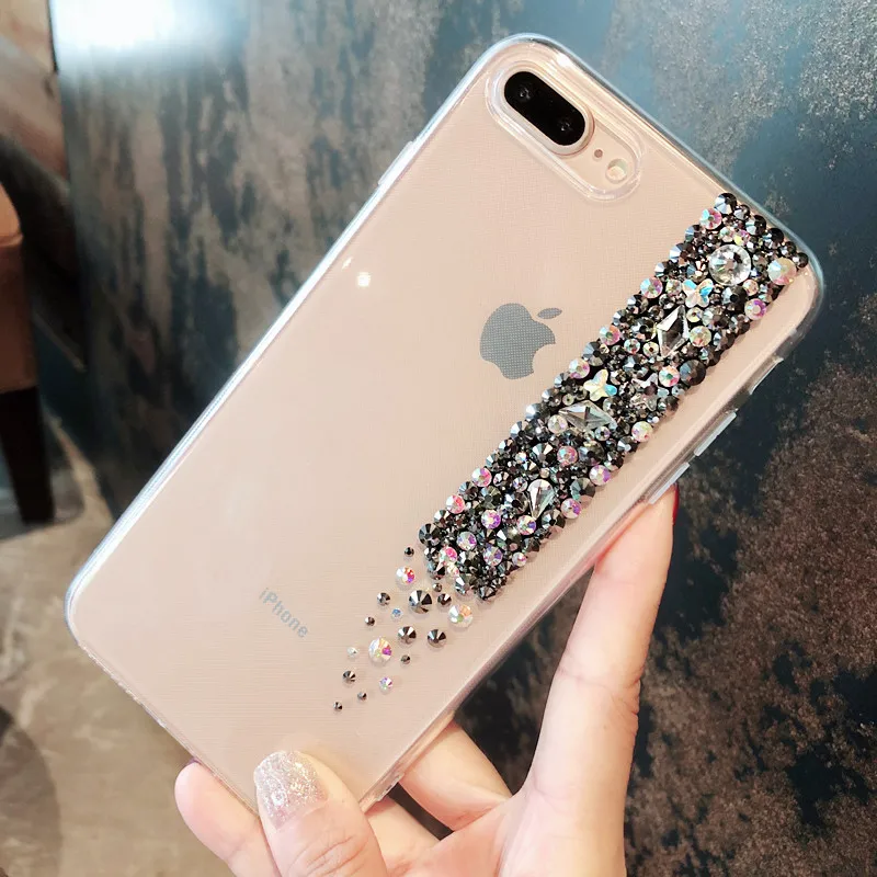 Luxury Bling Rhinestone Diamond Crystal Clear Soft Case Cover For Huawei P8 P9 P10 P20 P30 PLUS LiTE Mate10 20 30 Pro Lite Coque |