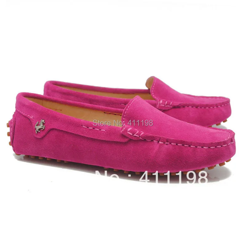 GZYIBU леди Горох мягкая вождения скольжения на Loafers плоские мокасины женские обувь