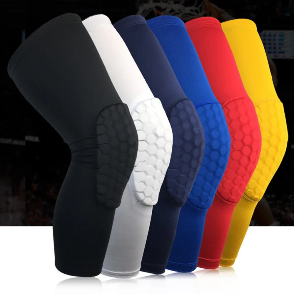 1 шт. высокоэластичный дышащий спортивный баскетбольный наколенник для