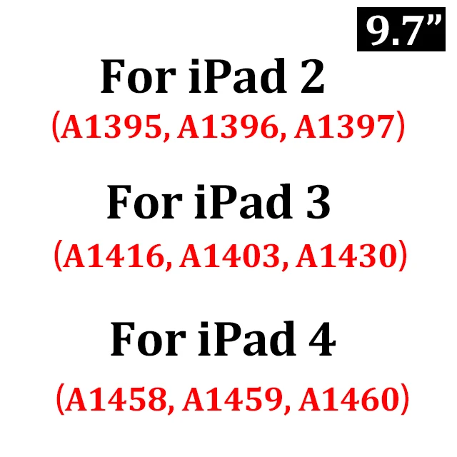 Черный Защитное стекло на iPad pro 9,7 air mimi 1 2 3 4 5 6 10,5 7,9 защита экрана air2 закаленное стекло защиты 9 h - Цвет: Черный
