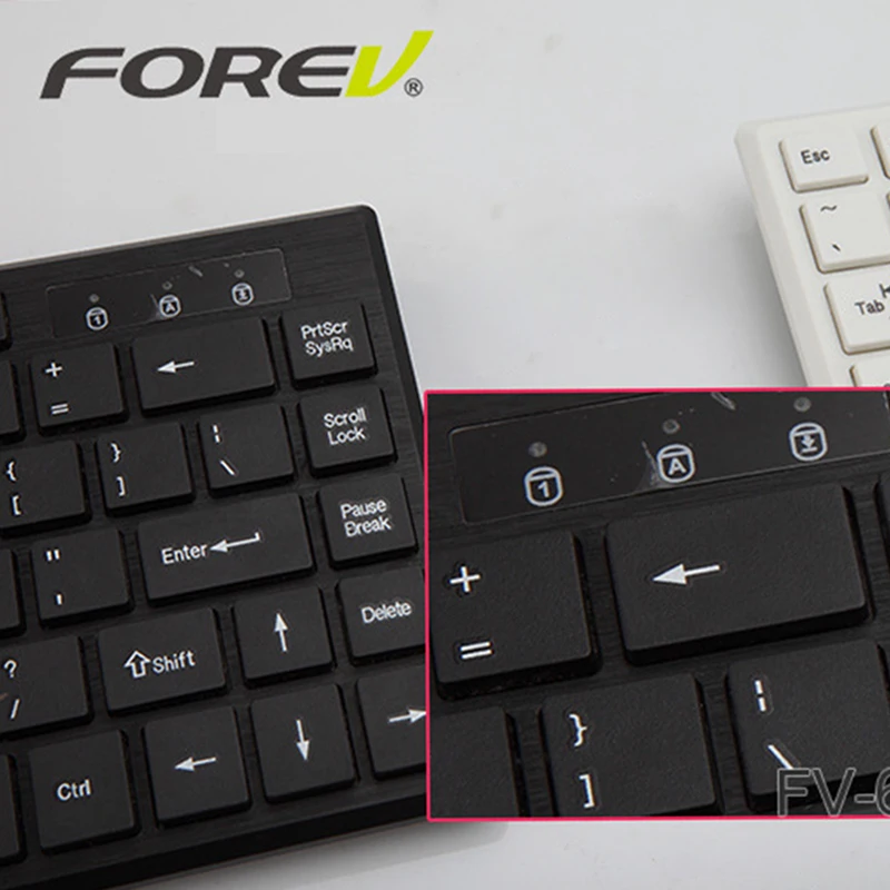 Проводная USB клавиатура FOREV 85 клавиш для ПК компьютера ноутбука нетбука
