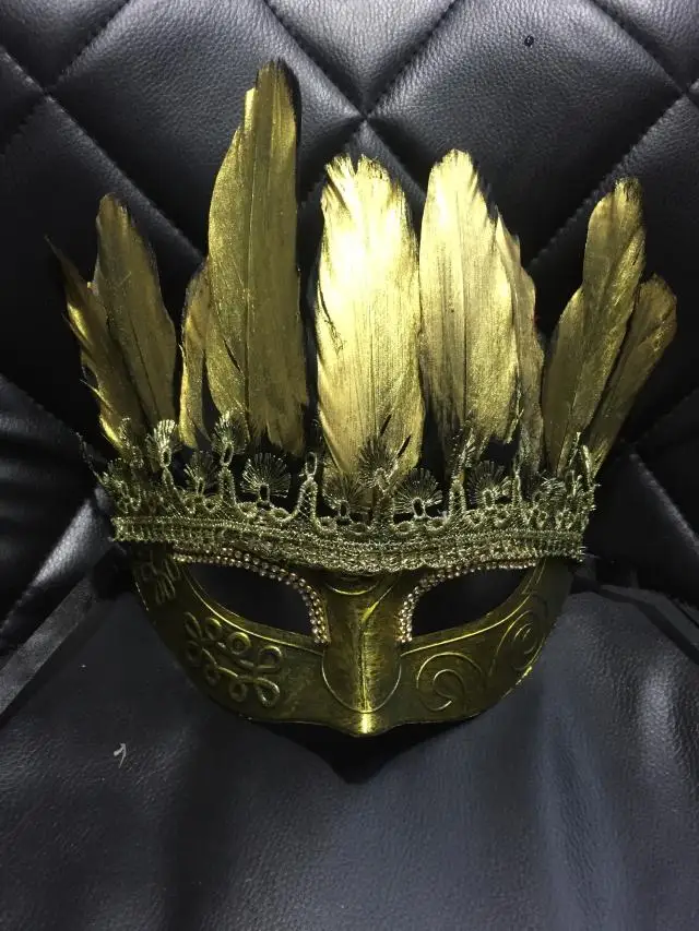 Маскарадные маски с перьями женские Вечерние Маски для макияжа маскарадные на