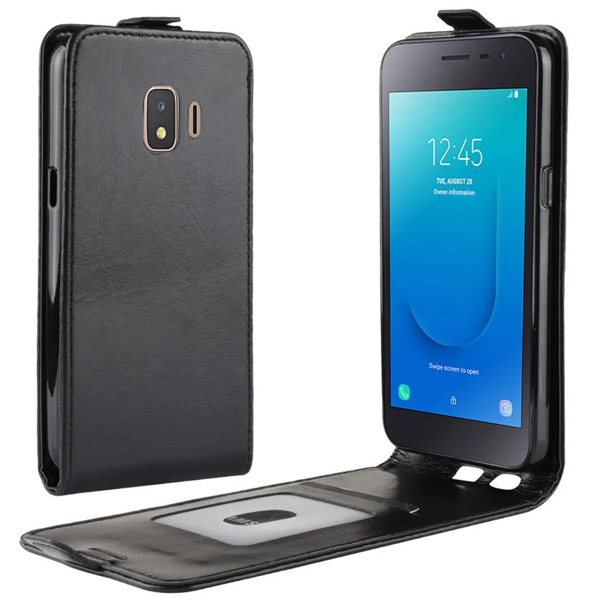 Для samsung Galaxy J2 Core чехол Флип кожаный чехол для samsung Galaxy J2 Core Высокое Качество Вертикальный чехол с держатель для карт