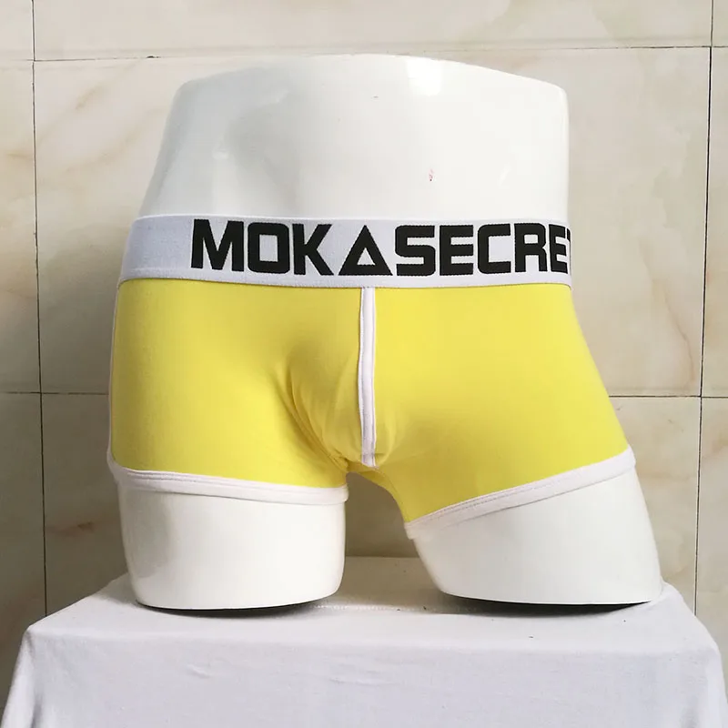 Модное нижнее белье с широким поясом, мужские боксеры, хлопок, сексуальные, Кальвин, мужские трусы, чёсаный хлопок, дышащие трусы, мягкие трусы