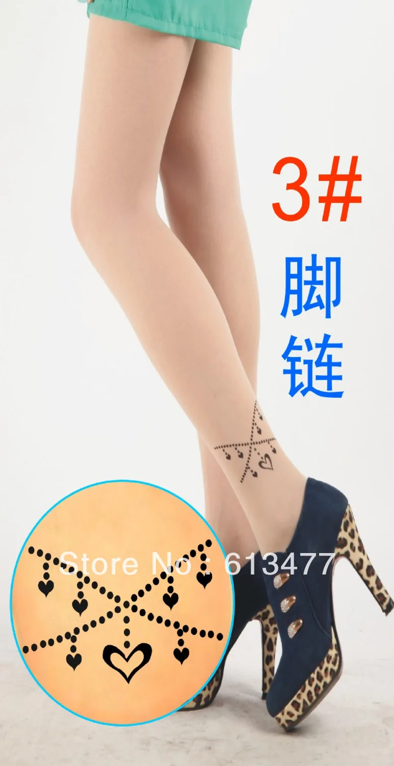 Зимние женские сексуальные колготки/вязаные чулки брюки тату filar для женщин с